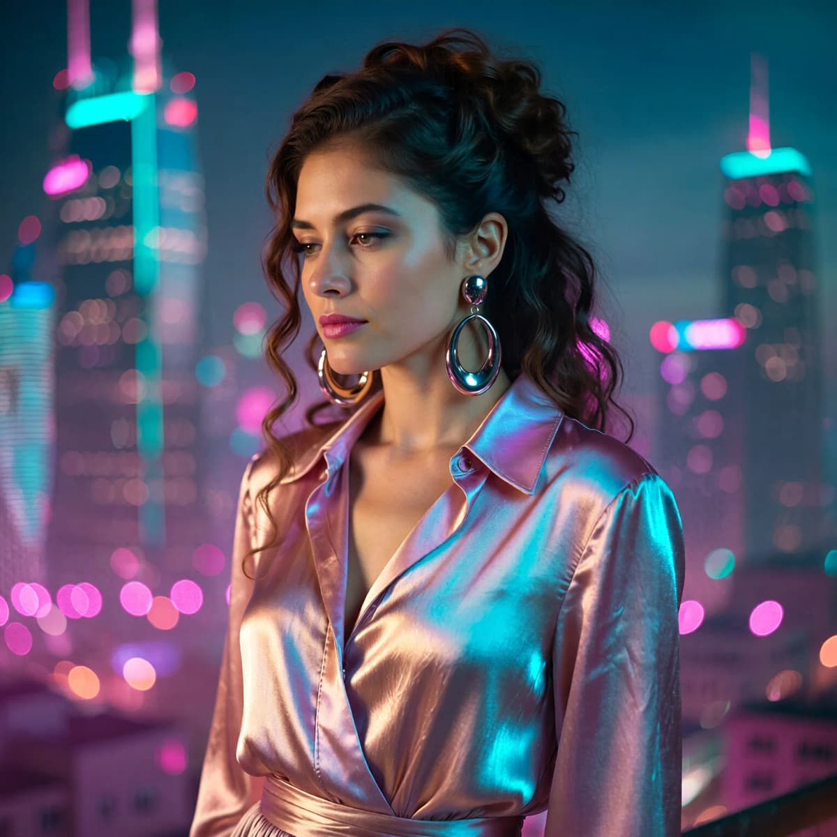 Neon Dreams example generated with ImagineArt 1.5