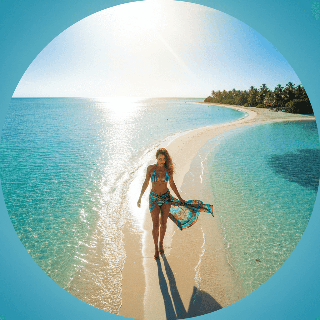 Tropical Paradise example generated with Nano Banana