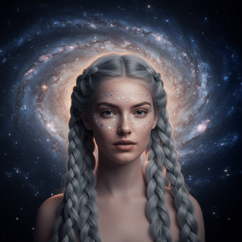 Galaxy example generated with Flux 2