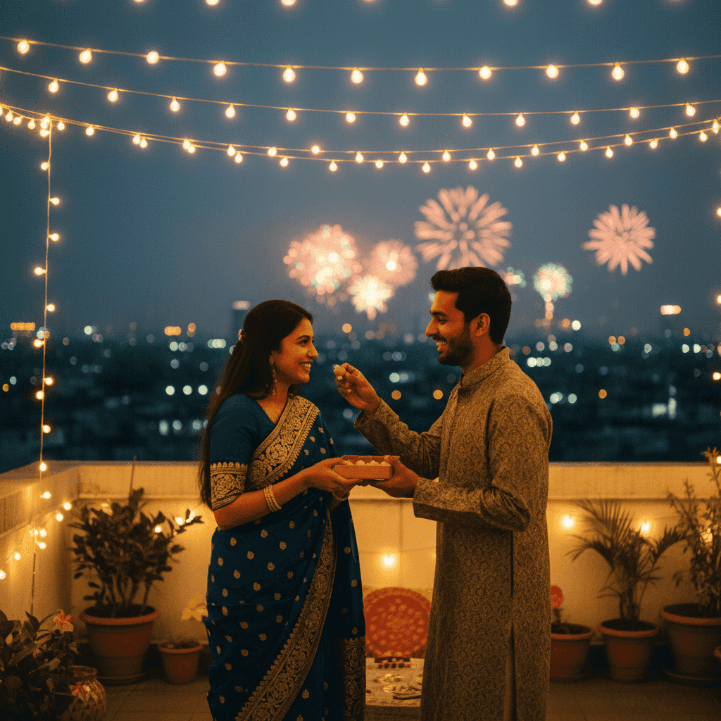 Diwali Festival example generated with Nano Banana