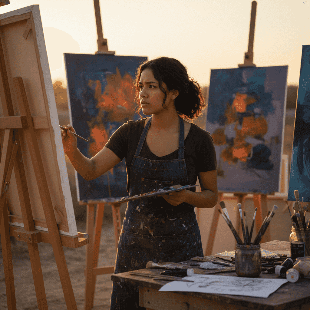 Golden Hour example generated with Nano Banana