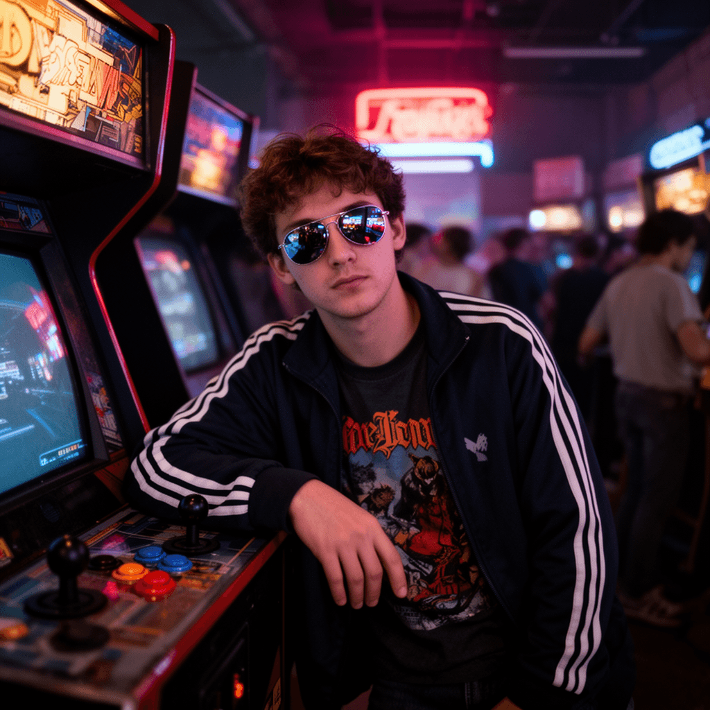 Arcade example generated with Flux 2