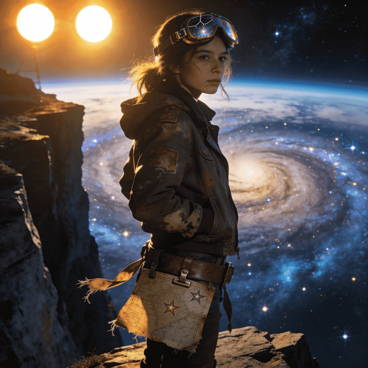 Galaxy Far Away example generated with ByteDance SeeDream v4.5