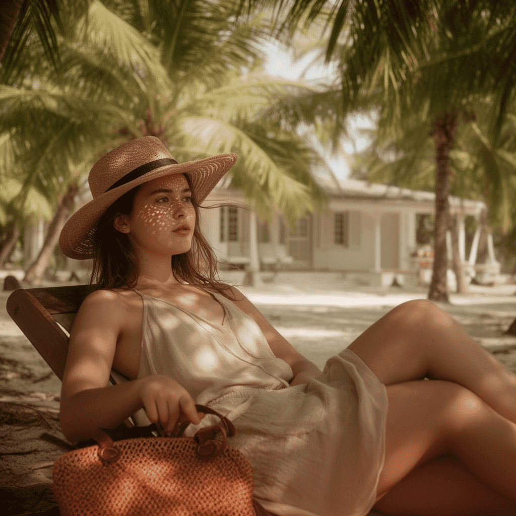 Tropical Beach example generated with Flux 2