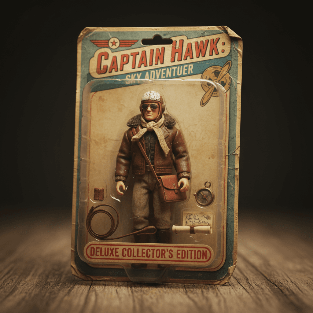 Vintage Packaging example generated with Nano Banana