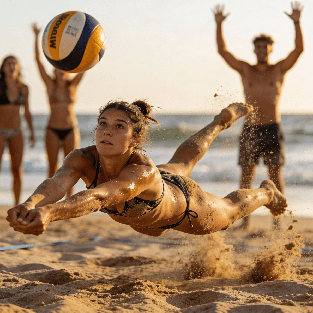 Beach Volleyball example generated with ByteDance SeeDream v4.5