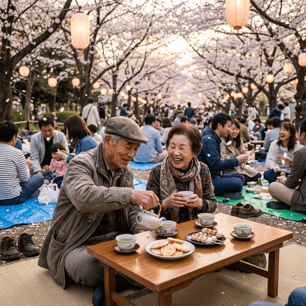 Sakura Festival example generated with Nano Banana Pro