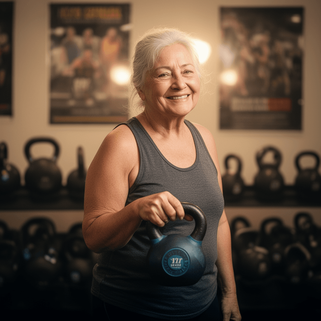 Gym Portrait example generated with Flux 2