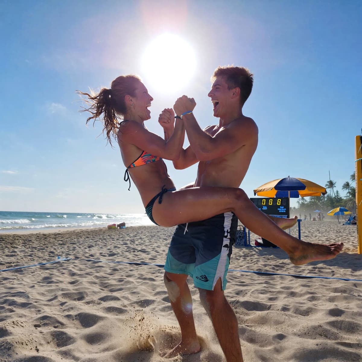 Beach Sport example generated with ImagineArt 1.5