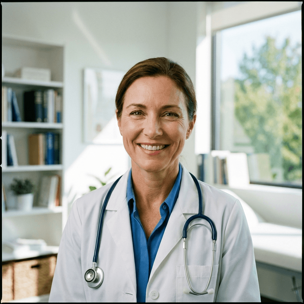Medical Professional headshot generated with Nano Banana Pro