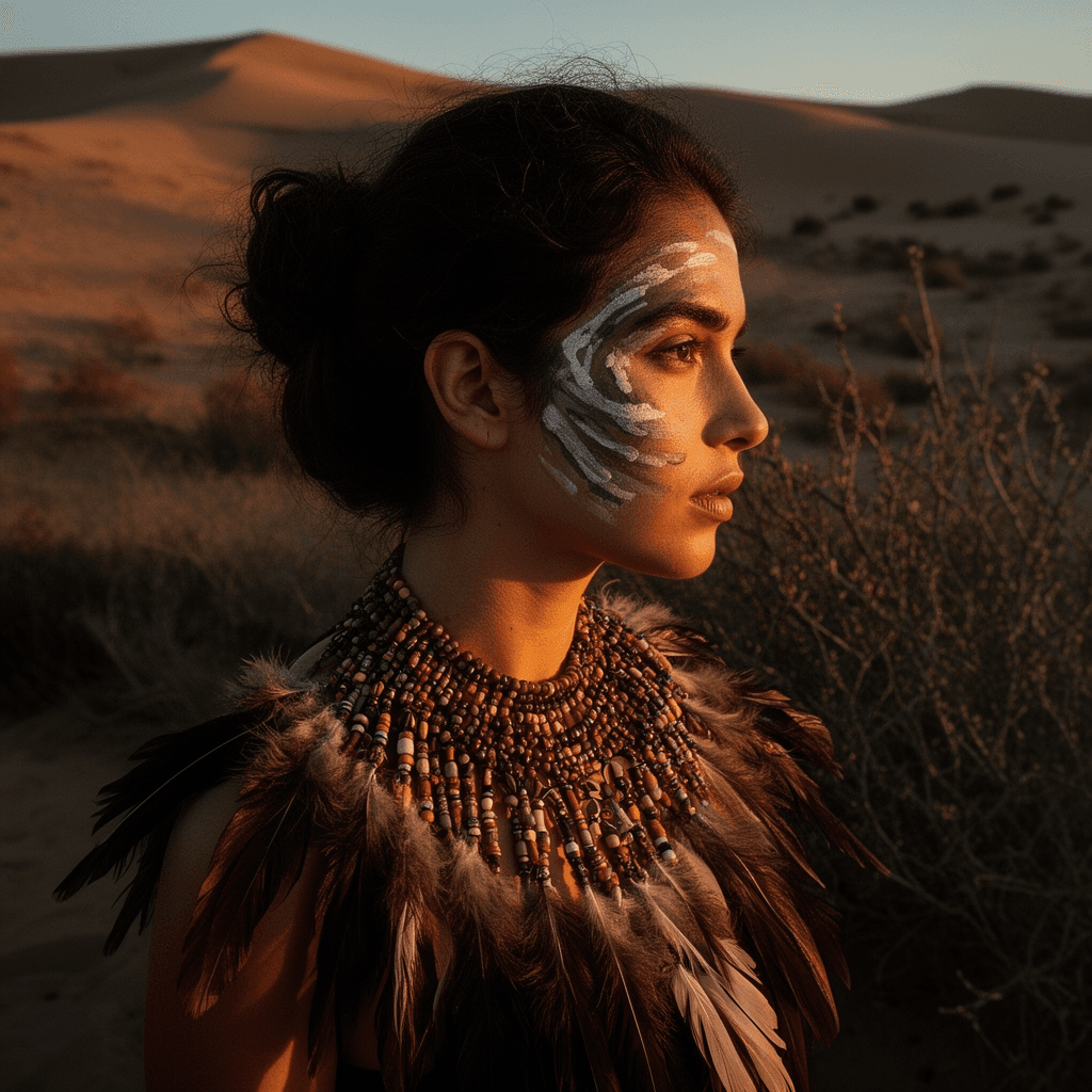 Desert Tribal example generated with Flux 2