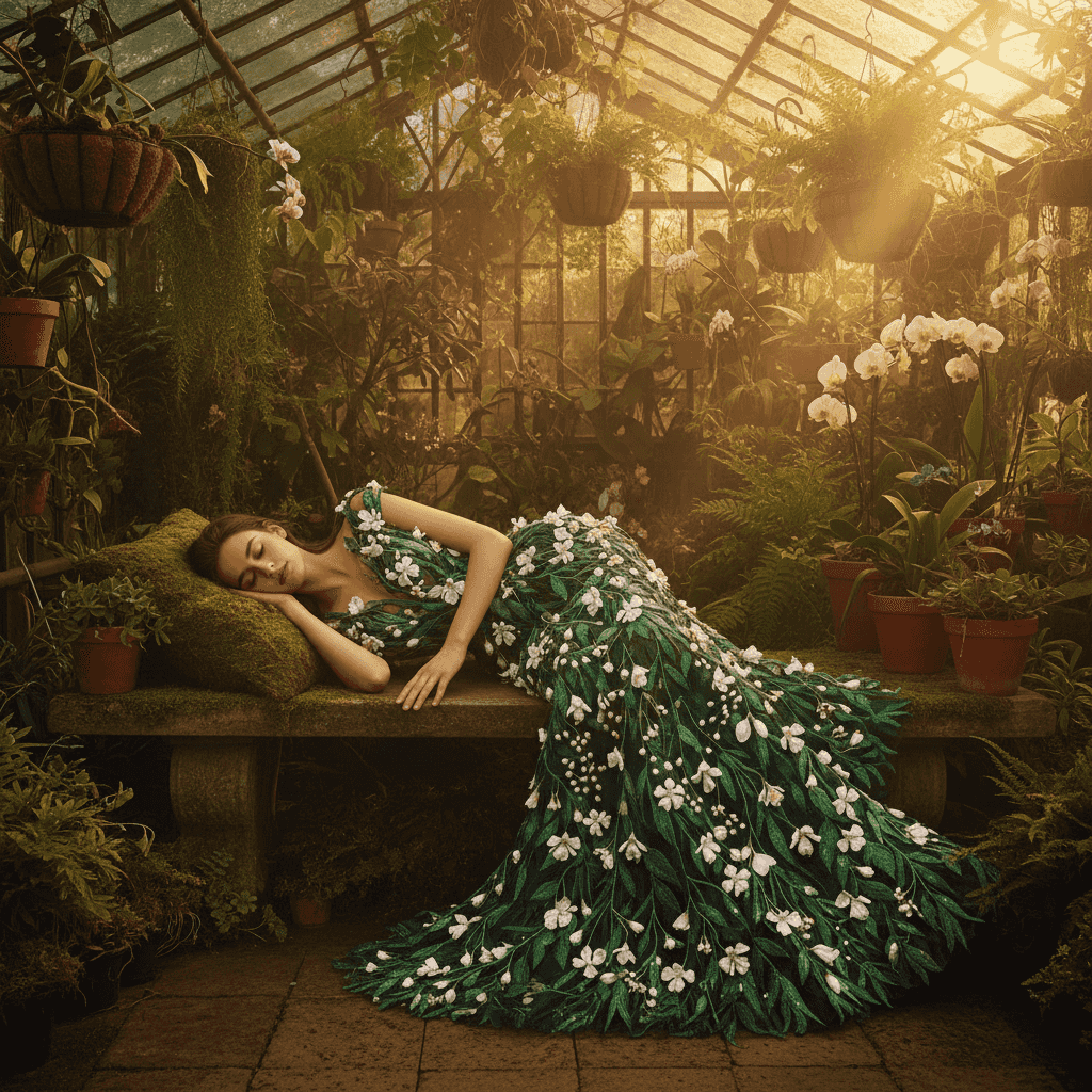 Garden of Time example generated with Nano Banana