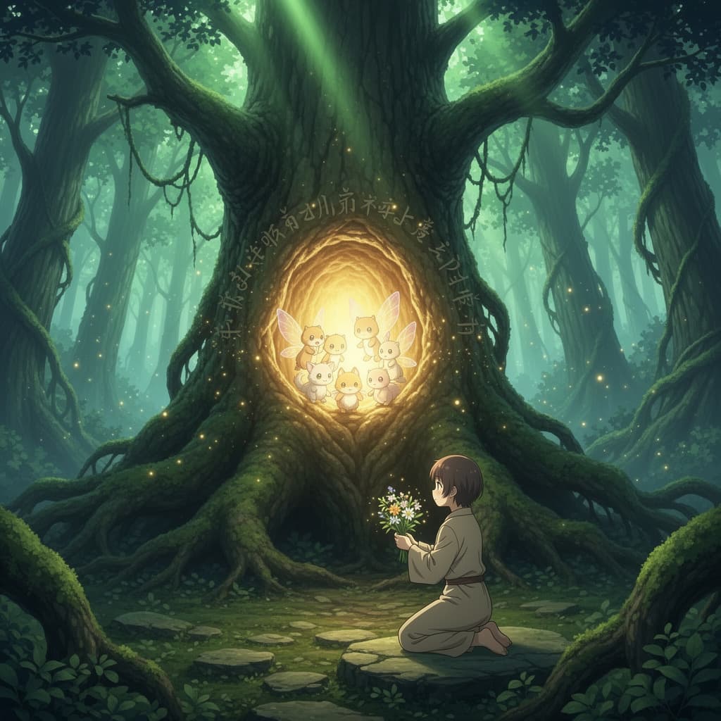 Forest Spirits example generated with Flux 2 Flex