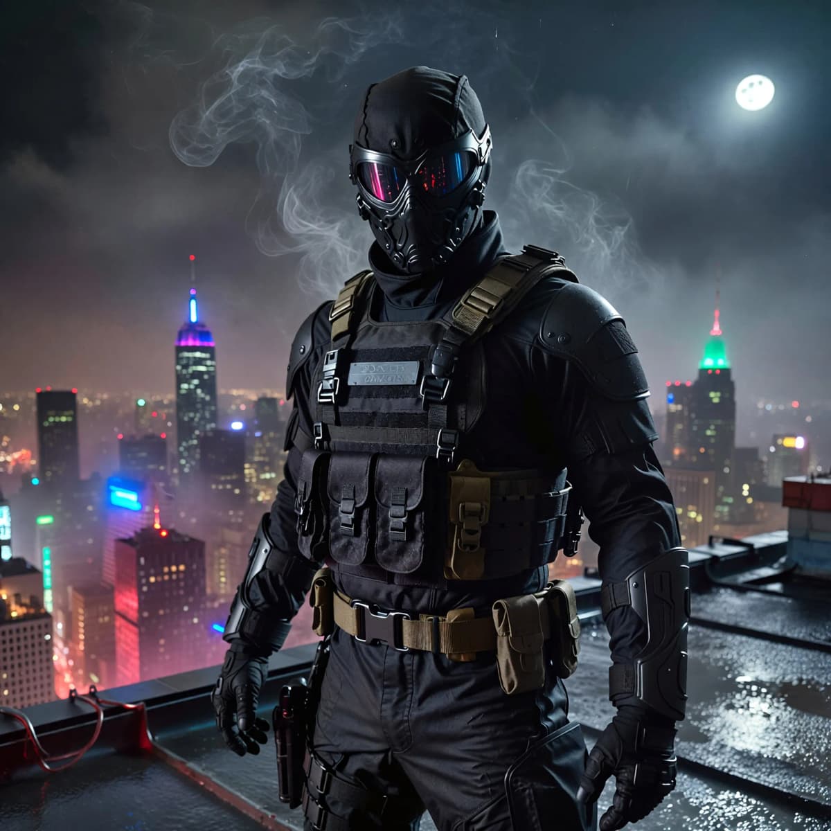 Stealth Hero example generated with ImagineArt 1.5