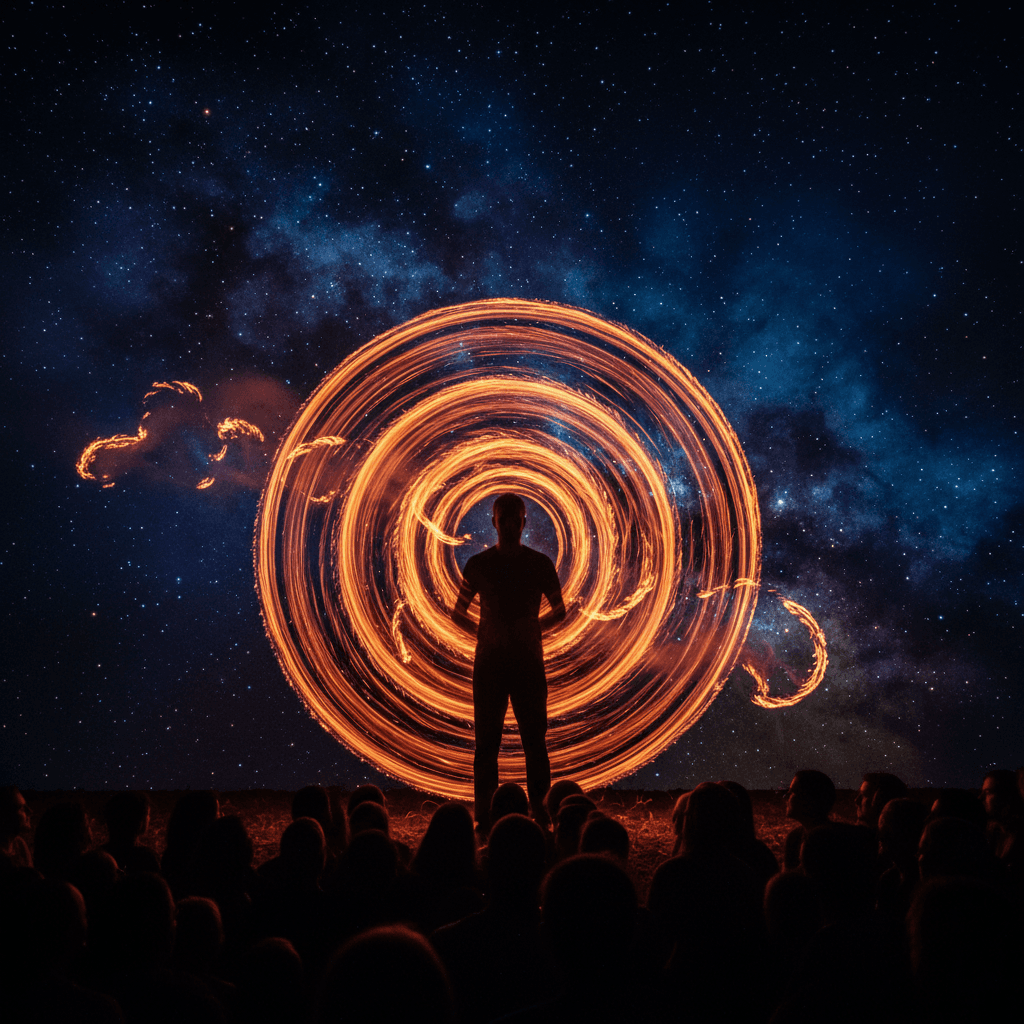 Fire Dancer example generated with Nano Banana