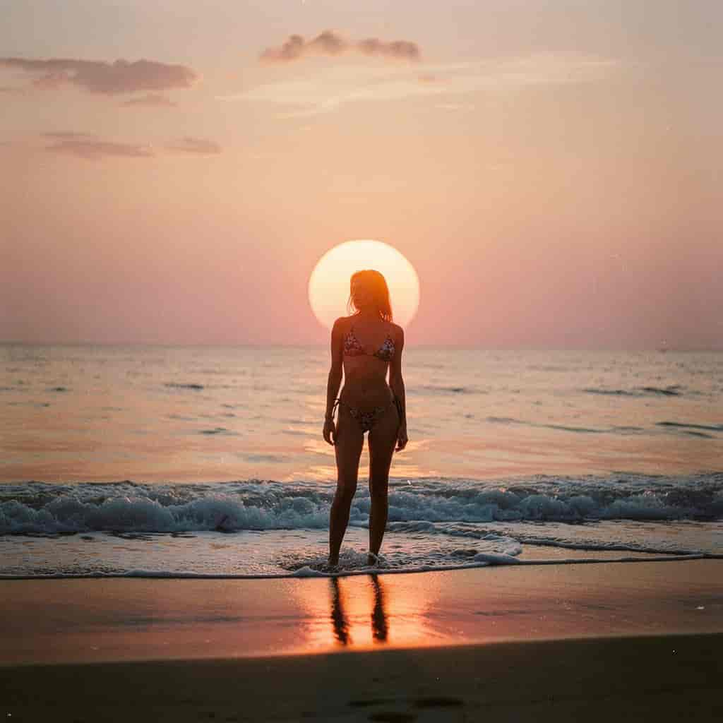 Sunset Beach example generated with Flux 2 Pro