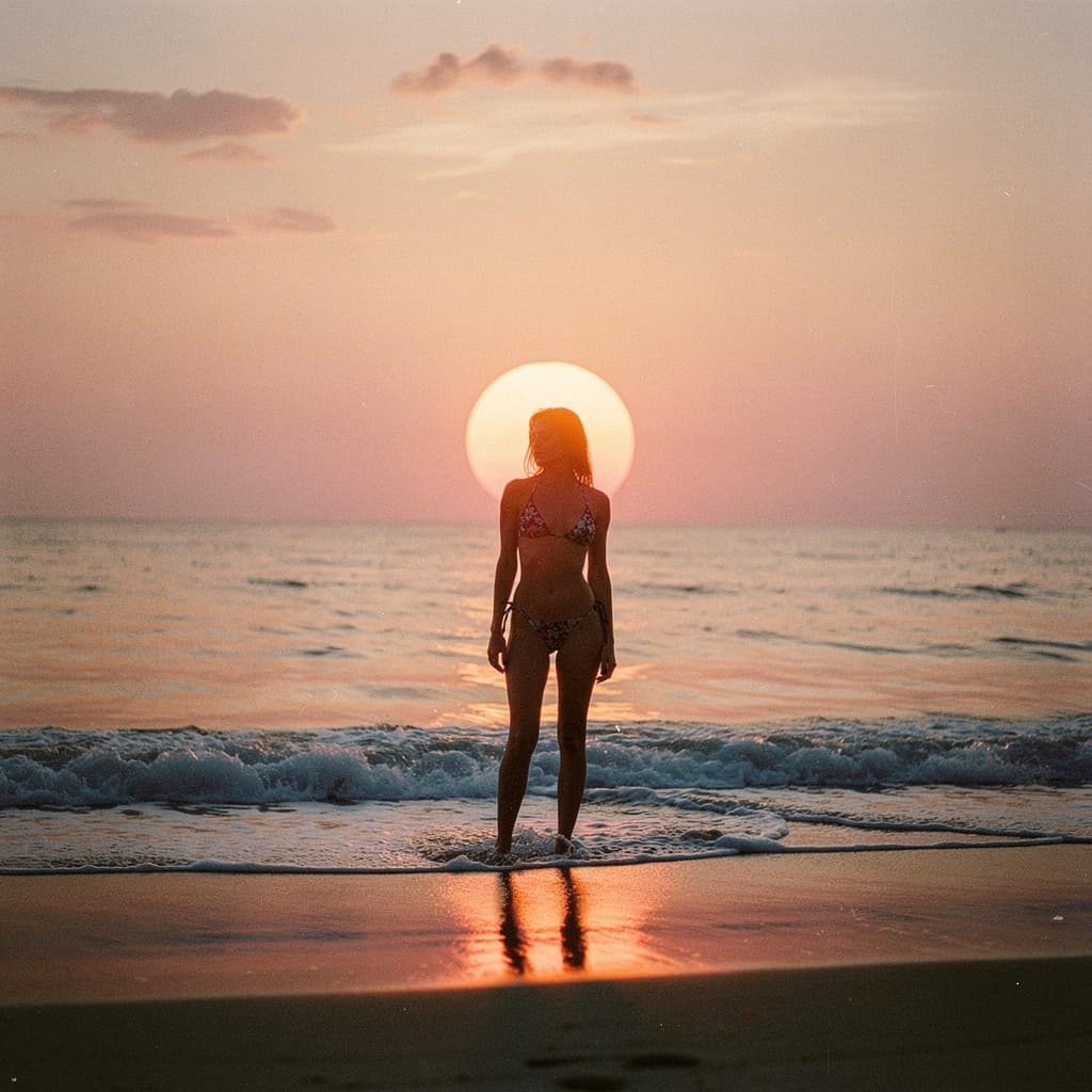 Sunset Beach example generated with Flux 2 Pro