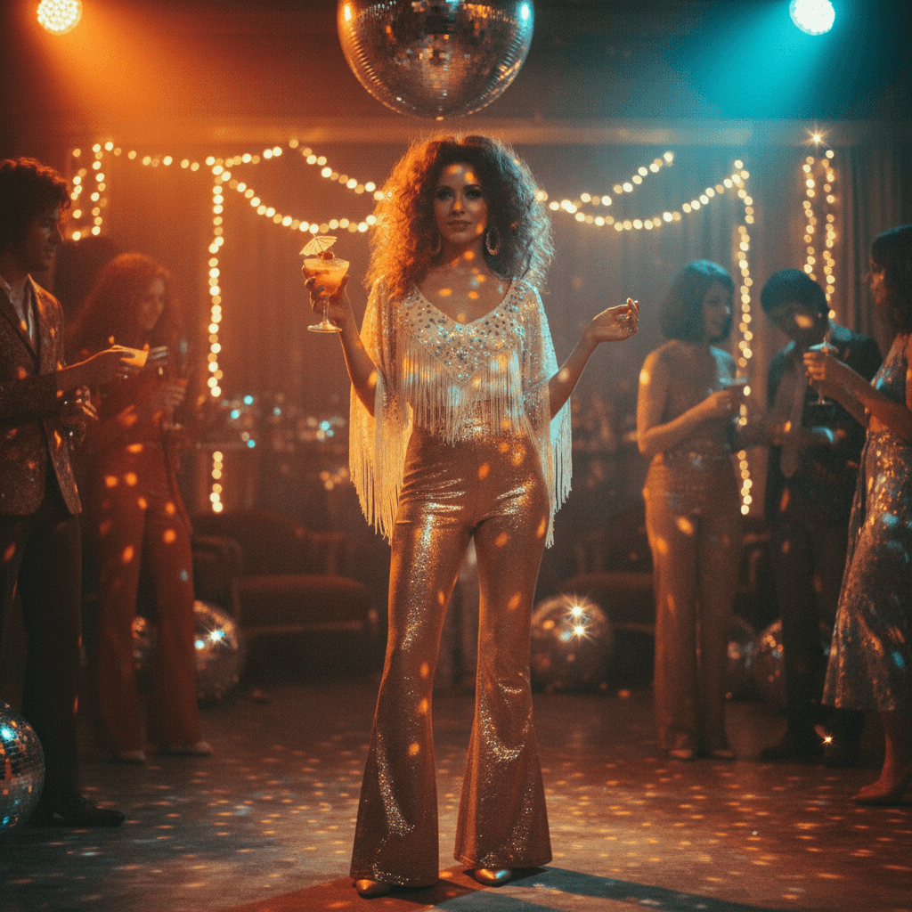 Retro Party example generated with Nano Banana