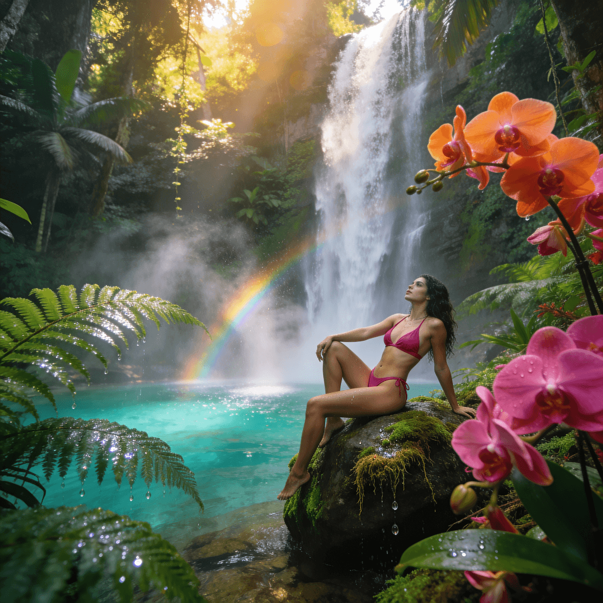 Tropical Jungle example generated with ByteDance SeeDream v4.5