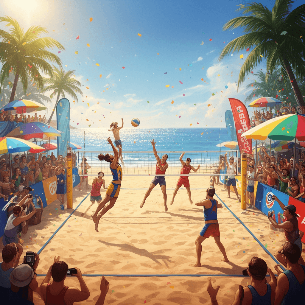 Beach Party example generated with Flux 2