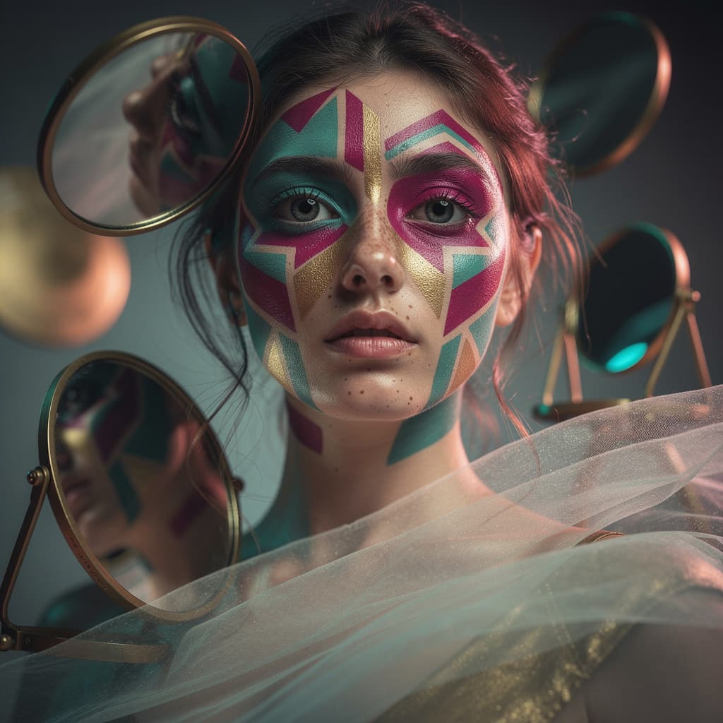 Artistic Portrait example generated with Flux 2 Pro