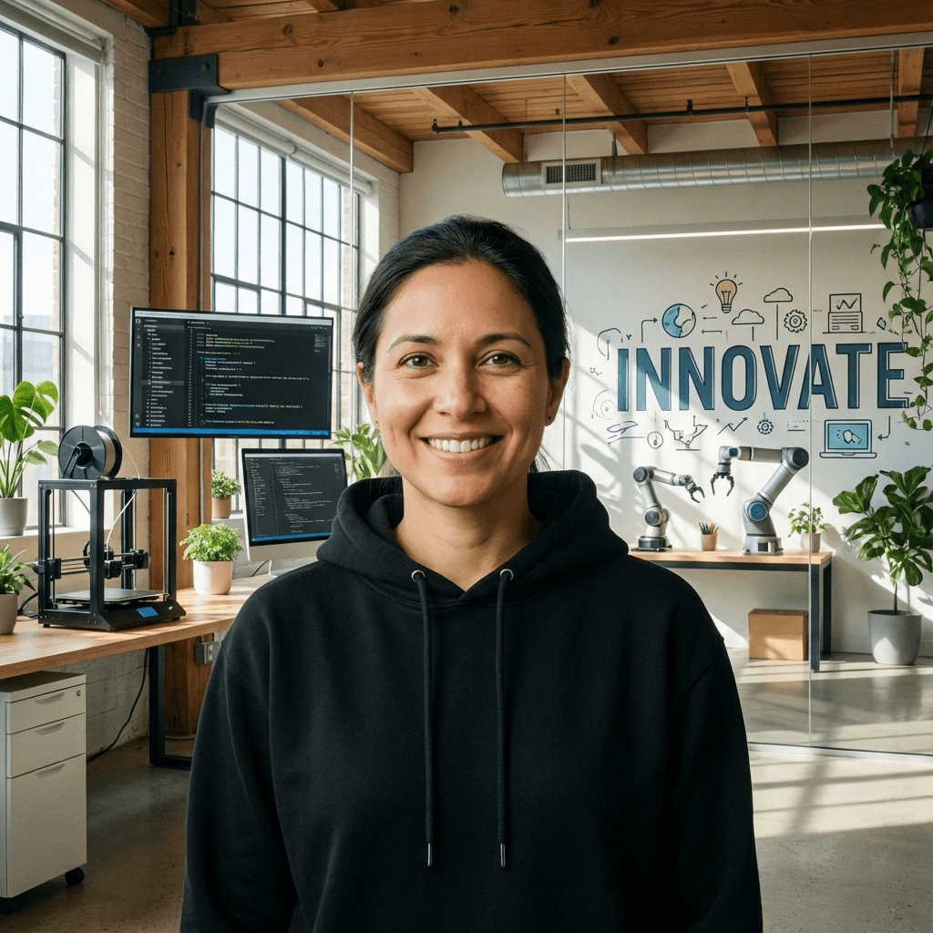 Tech Professional headshot generated with Nano Banana Pro