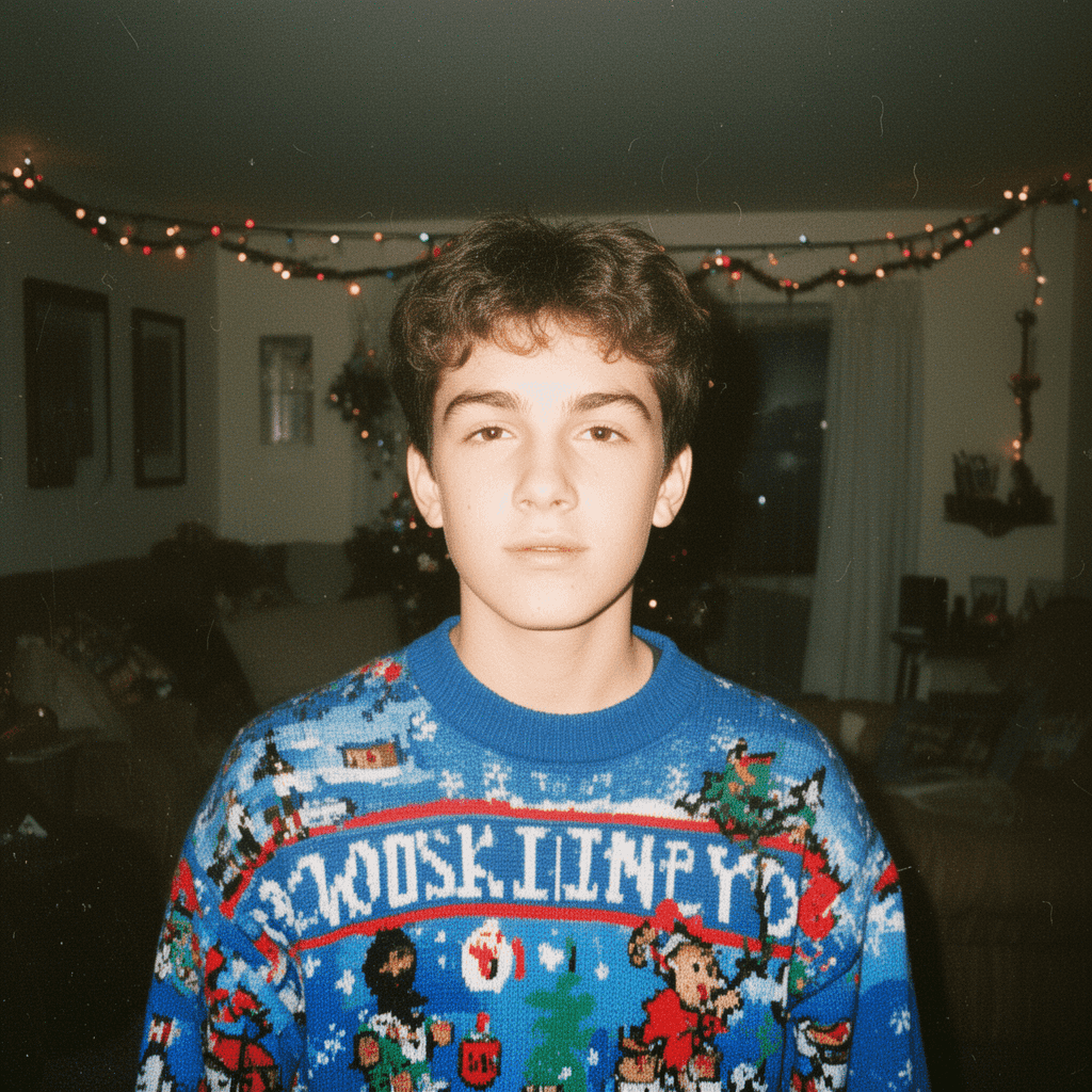 90s Family Photo example generated with Flux 2