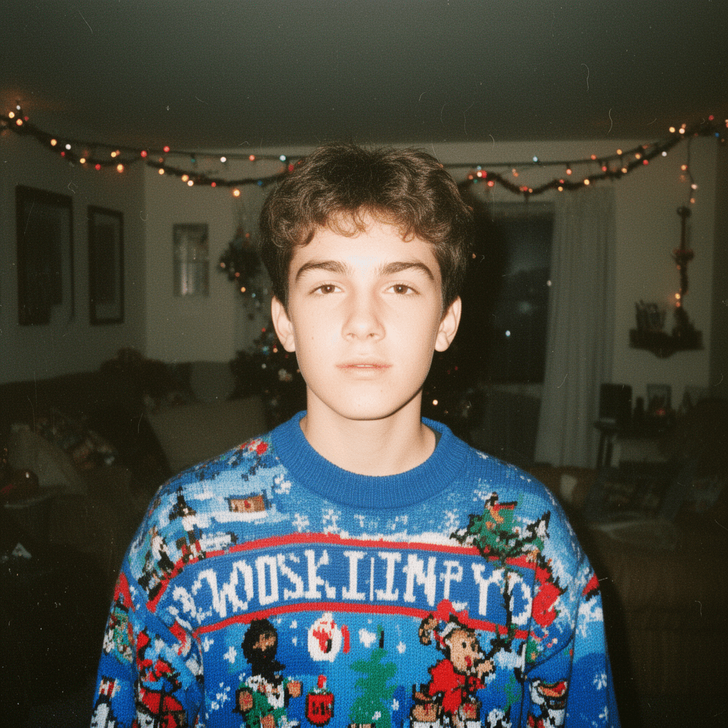 90s Family Photo example generated with Flux 2