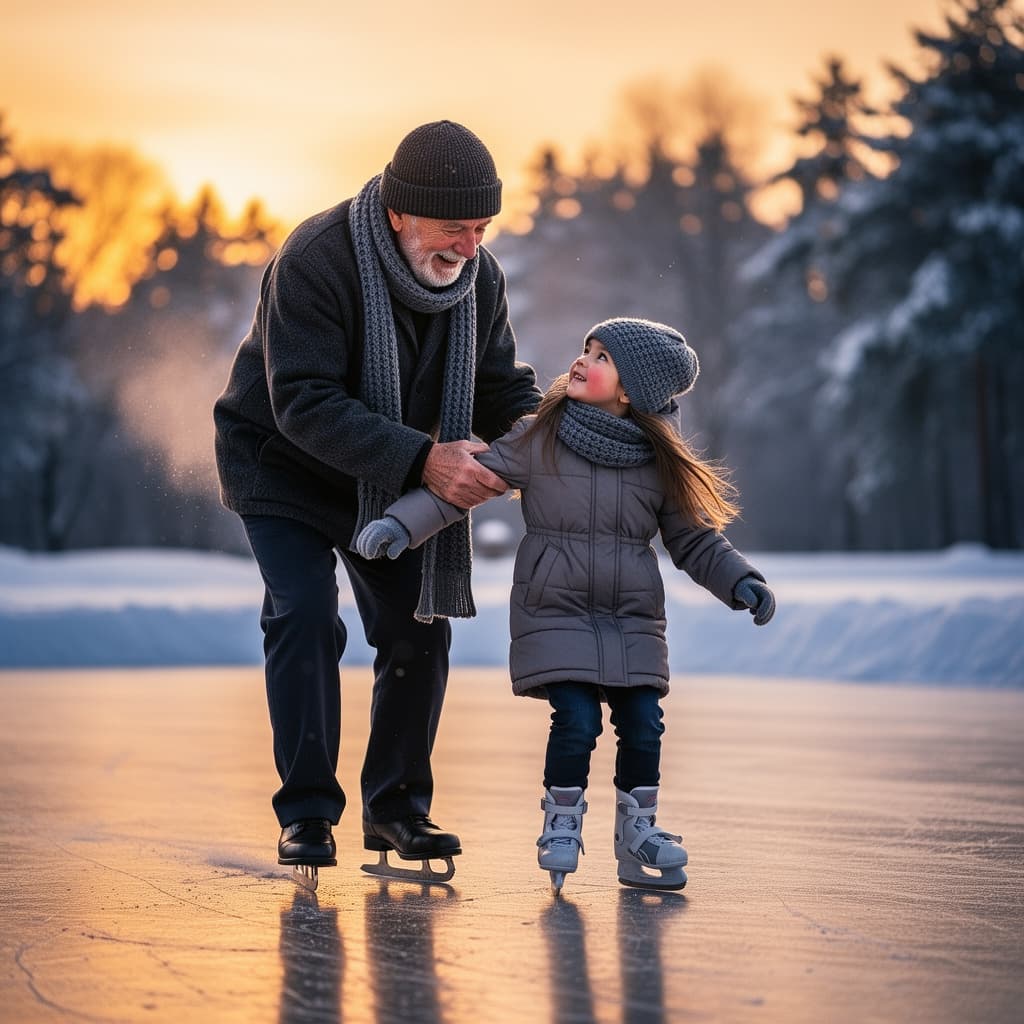 Ice Skating example generated with Flux 2 Flex