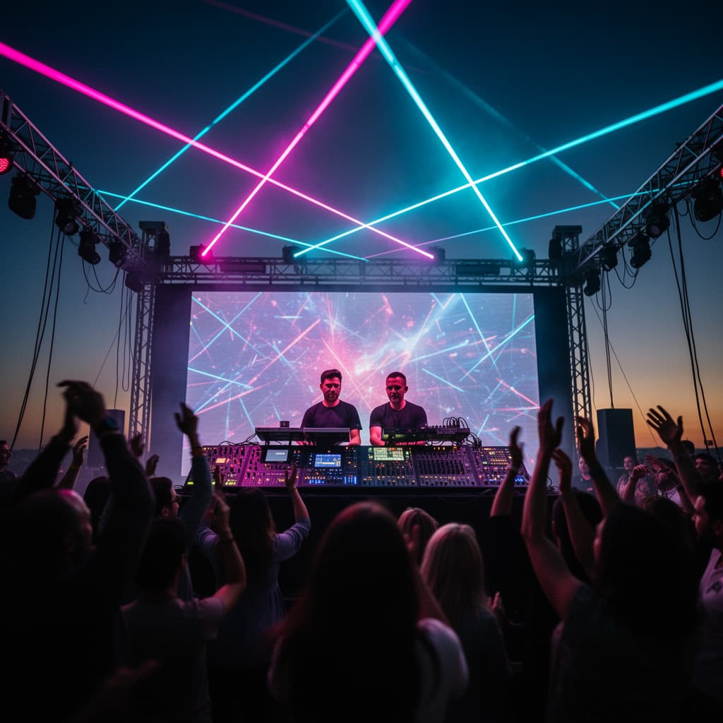 Music Festival example generated with Flux 2 Flex