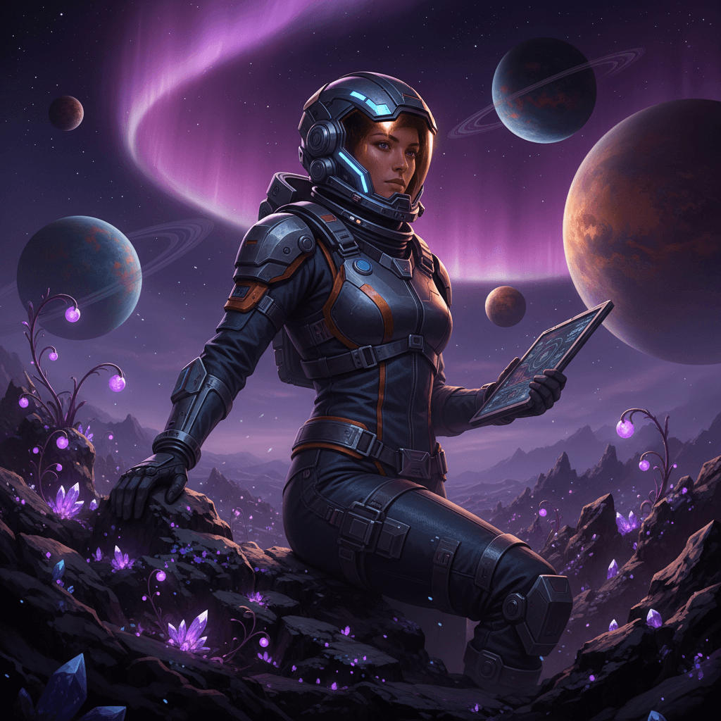 Space Explorer example generated with Nano Banana