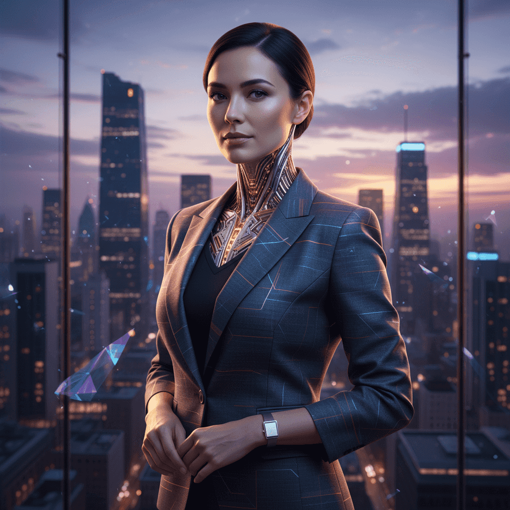 Futuristic Cyborg example generated with Nano Banana