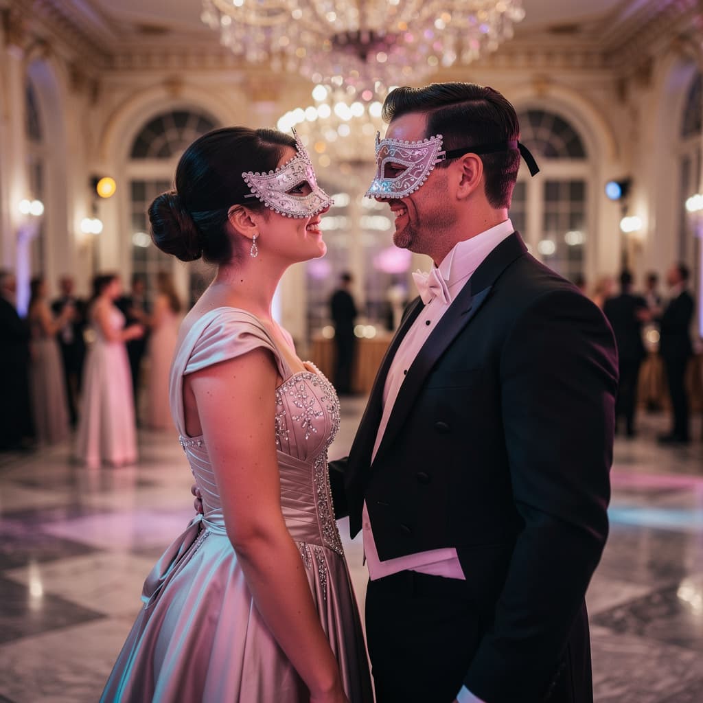 Masquerade Ball example generated with Flux 2 Pro