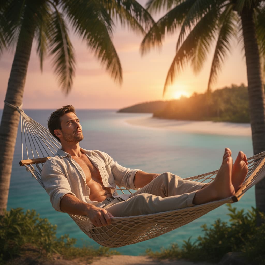 Island Paradise example generated with Flux 2 Flex