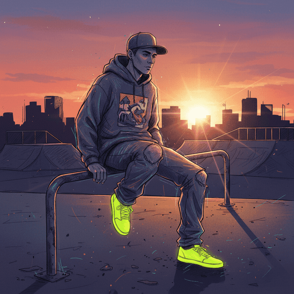 Colorful Sketch example generated with Nano Banana