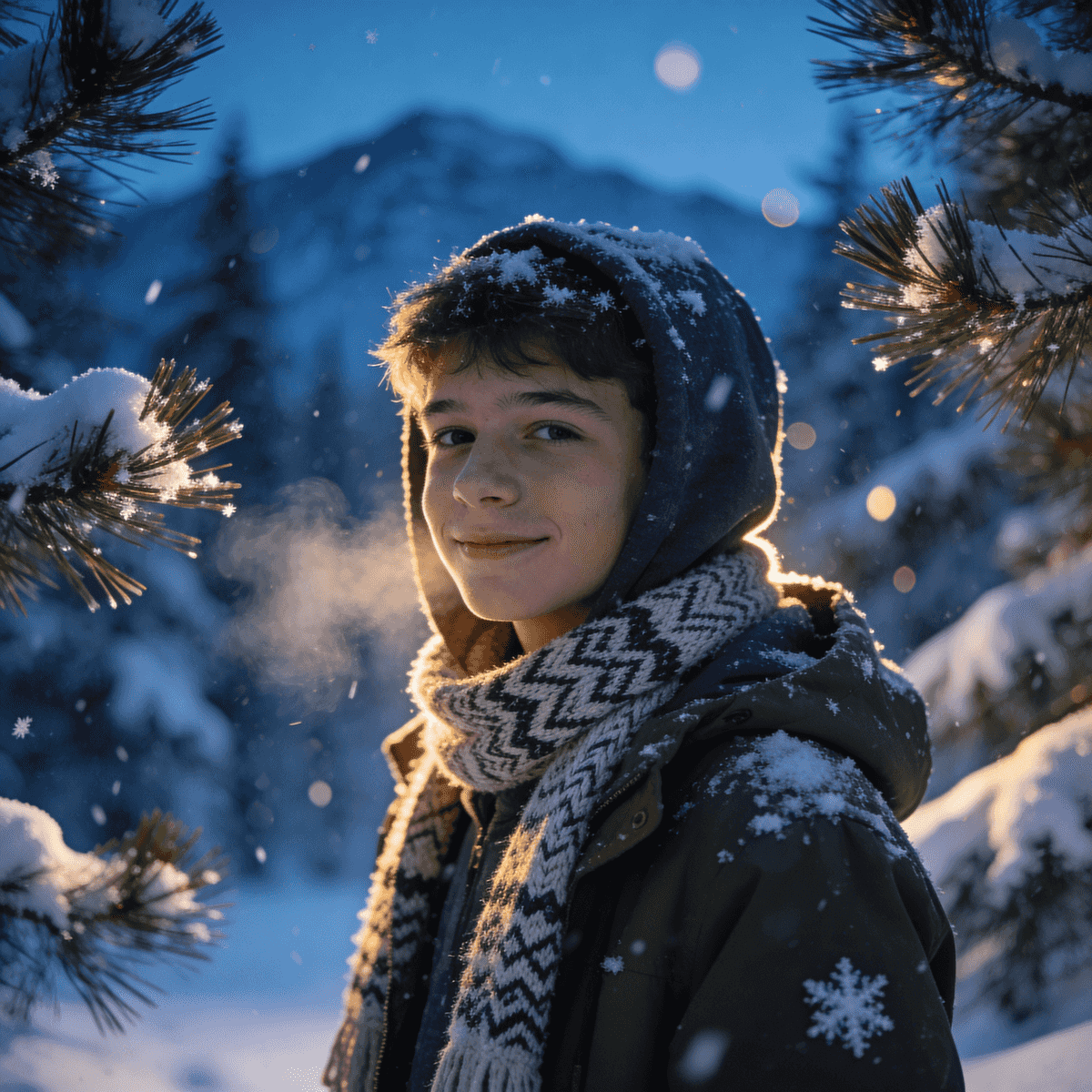 Winter Wonderland example generated with ByteDance SeeDream v4.5