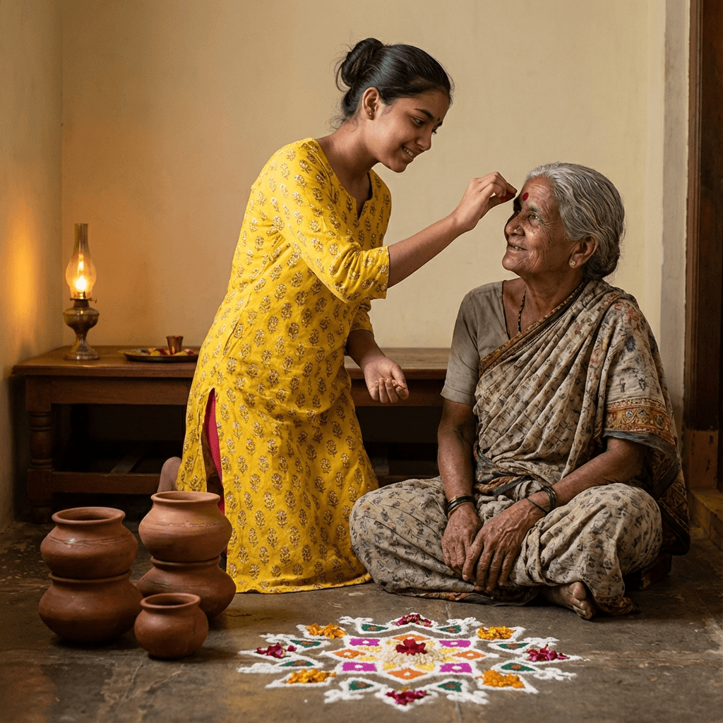 Traditional example generated with Nano Banana Pro