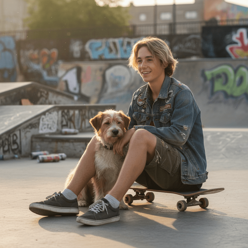 With Pets example generated with Nano Banana