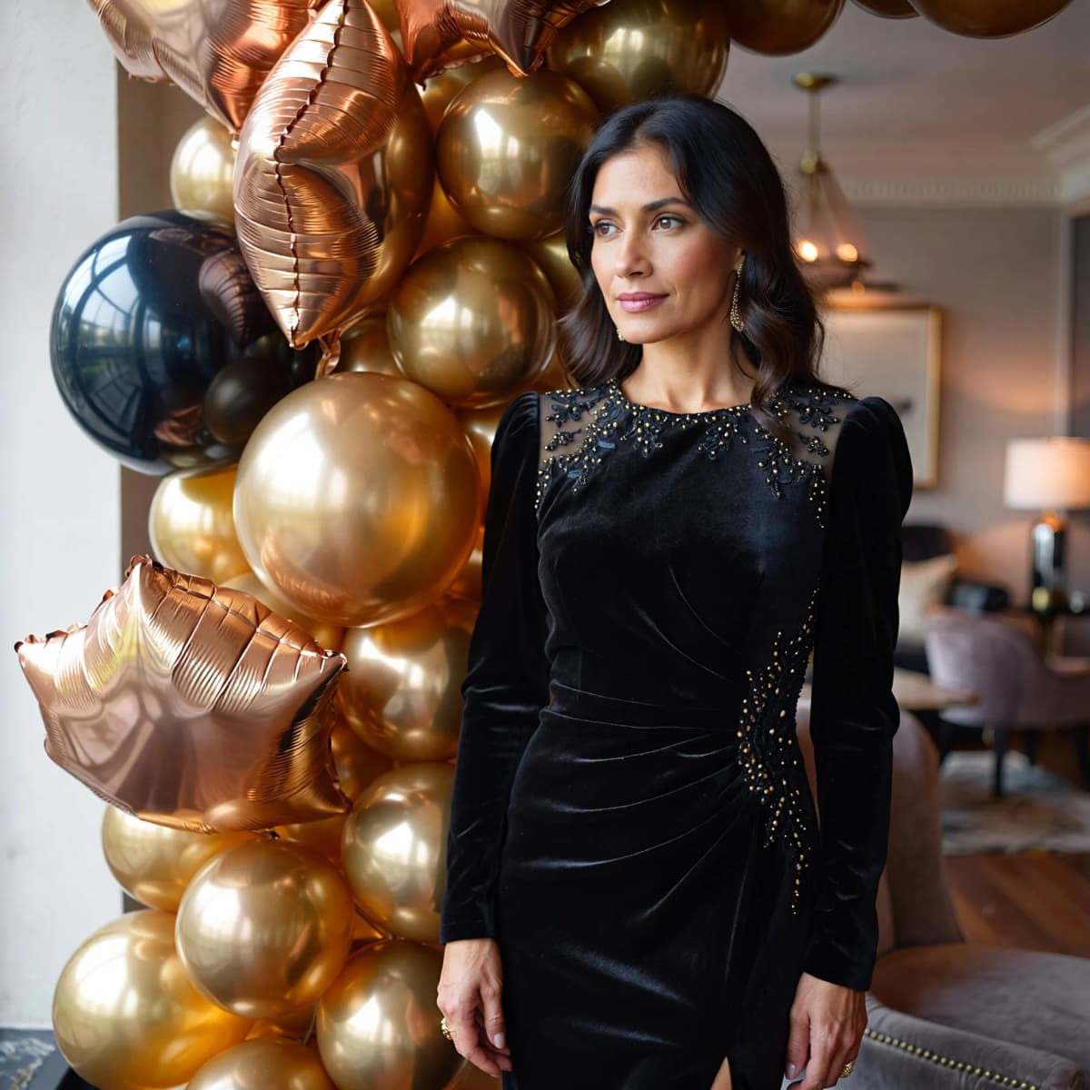 Gold & Black example generated with ImagineArt 1.5