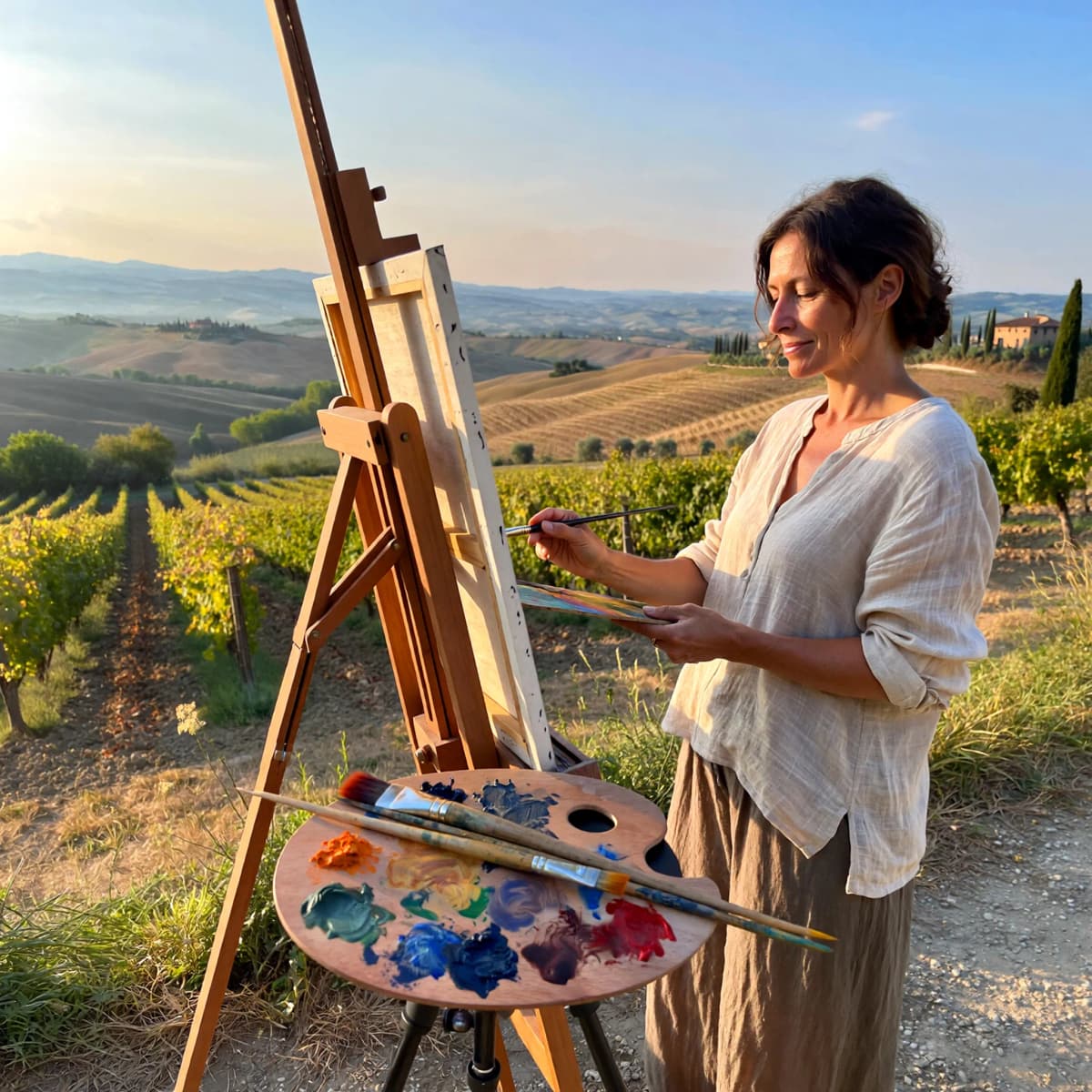 Italian Countryside example generated with ImagineArt 1.5