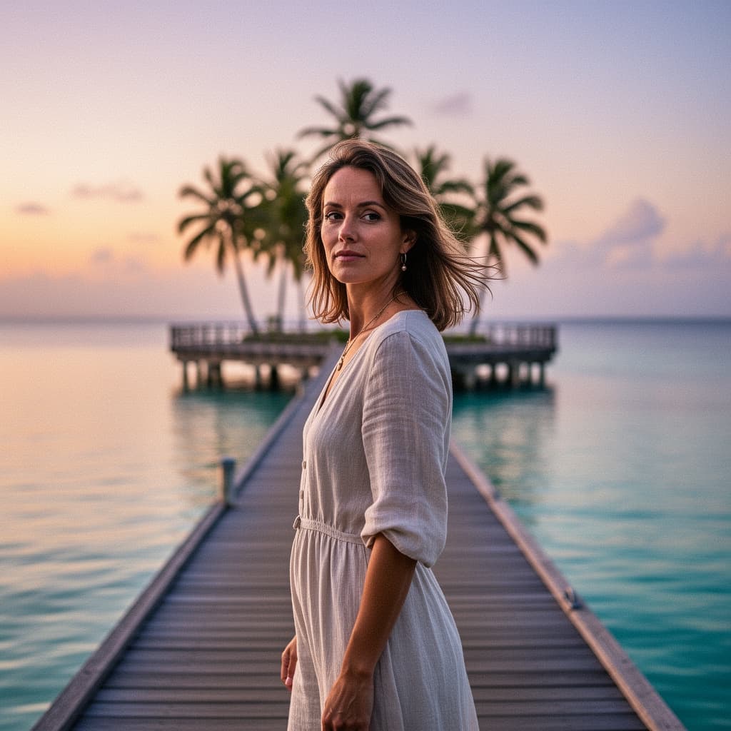 Island Paradise example generated with Flux 2 Flex