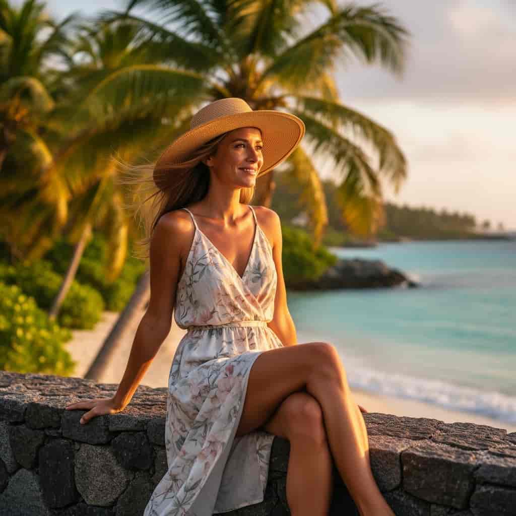 Island Paradise example generated with Flux 2 Flex