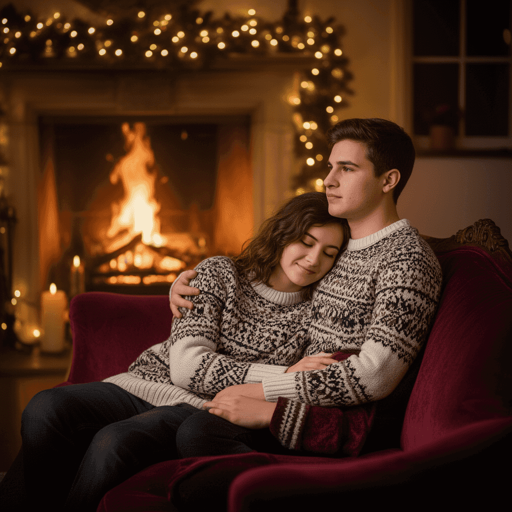 Cozy Christmas example generated with Flux 2