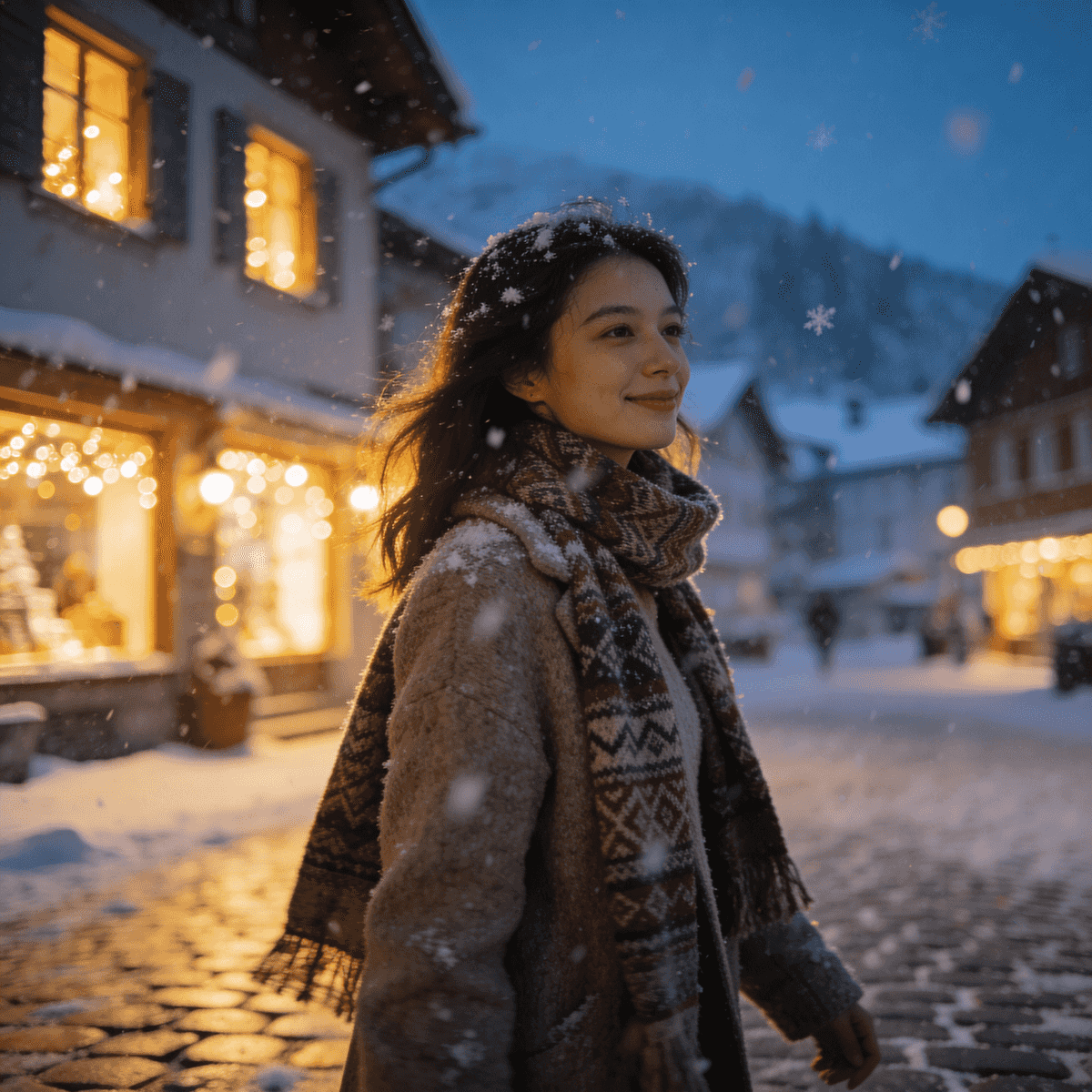 Winter Wonderland example generated with ByteDance SeeDream v4.5