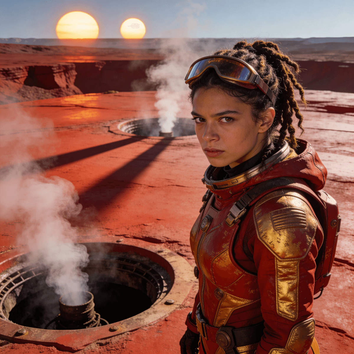 Planetary Landscape example generated with ByteDance SeeDream v4.5