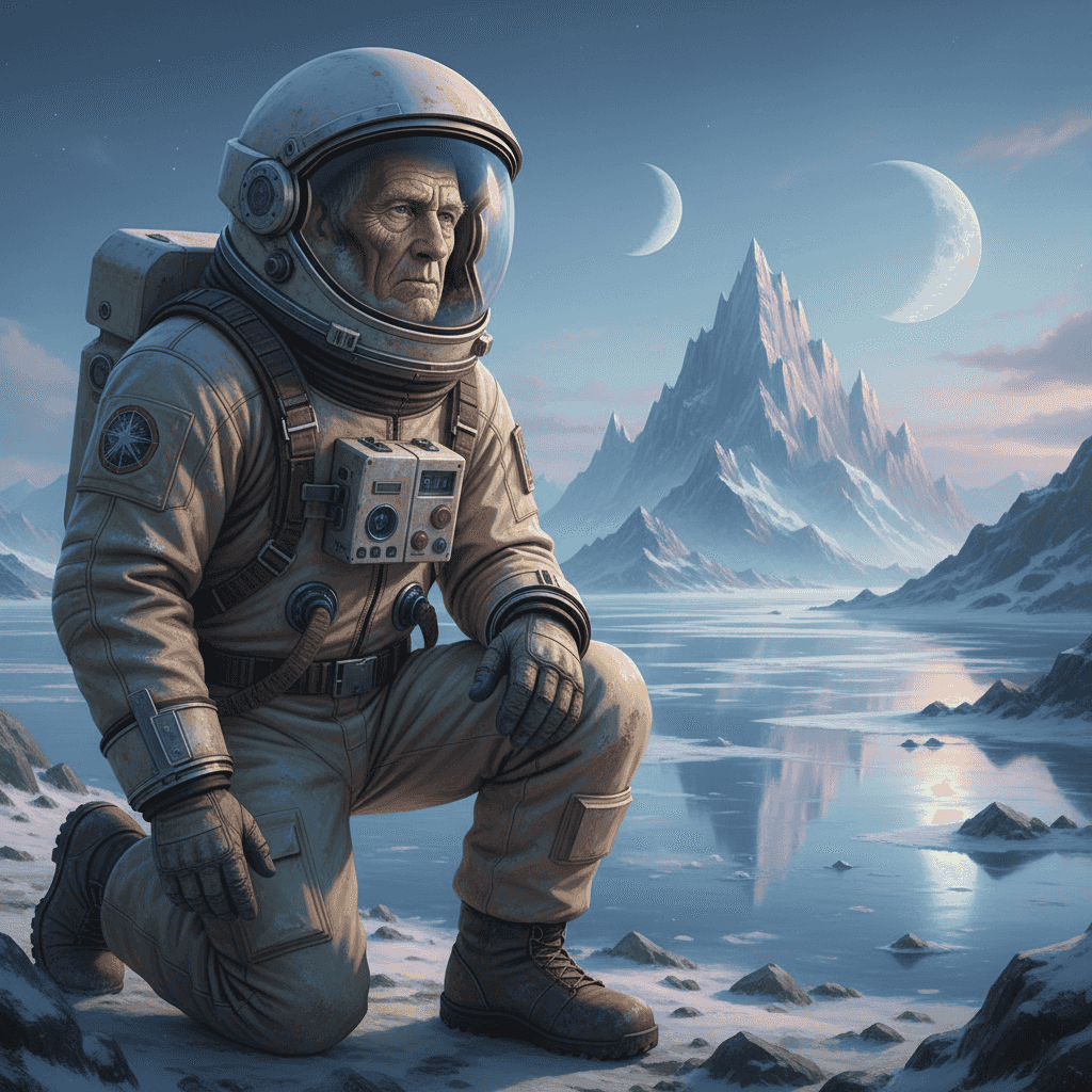 Planetary Landscape example generated with Nano Banana