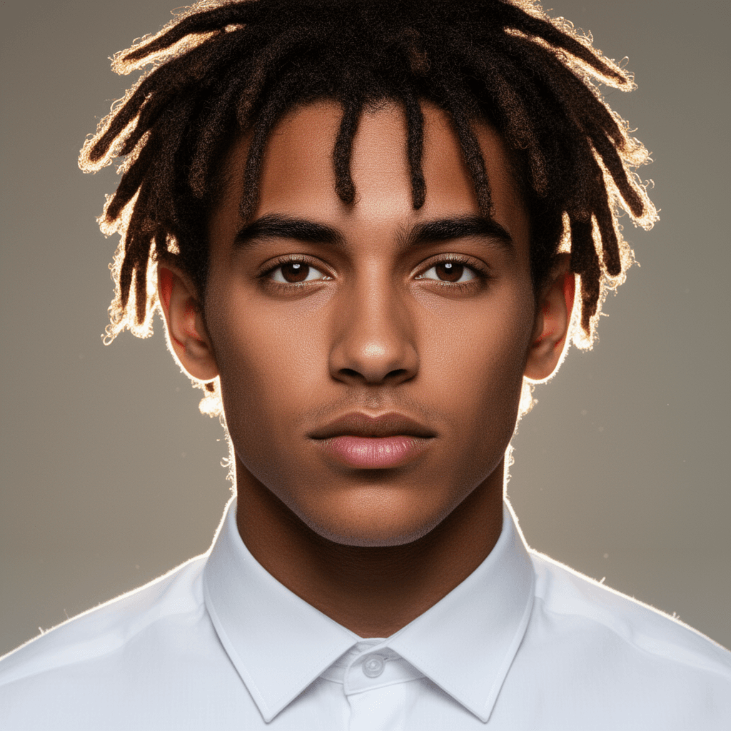 Studio Portrait example generated with Flux 2