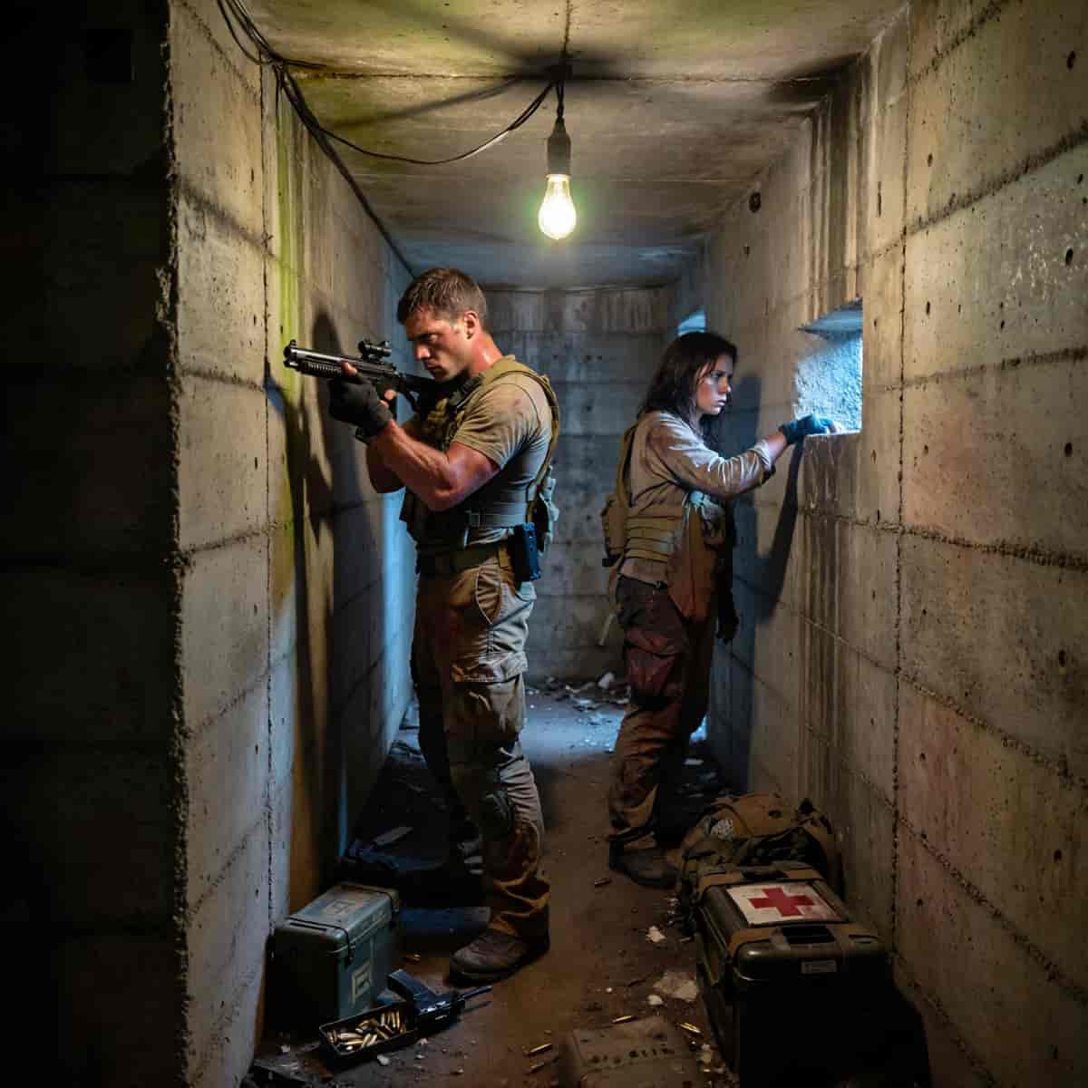 Bunker Defense example generated with ImagineArt 1.5