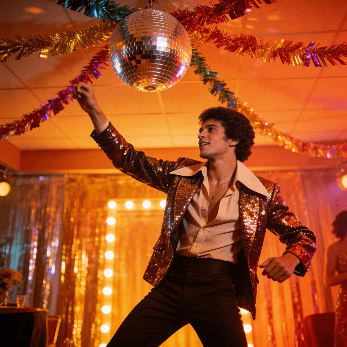 Retro Party example generated with ByteDance SeeDream v4.5