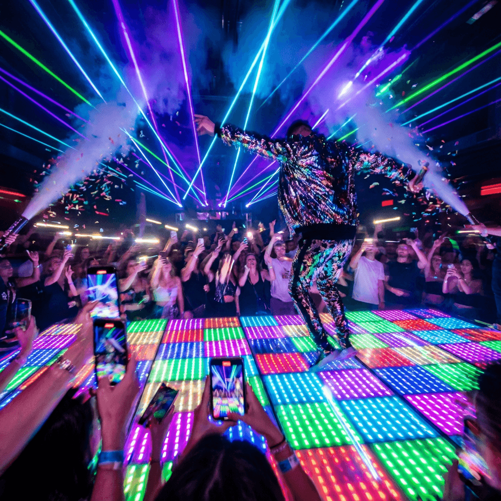 Dance Floor example generated with Nano Banana Pro